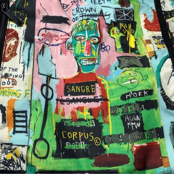 Rare LeSportsac x Basquiat Soft Collapsible Liberty Tote Like New - Picture 2 of 14